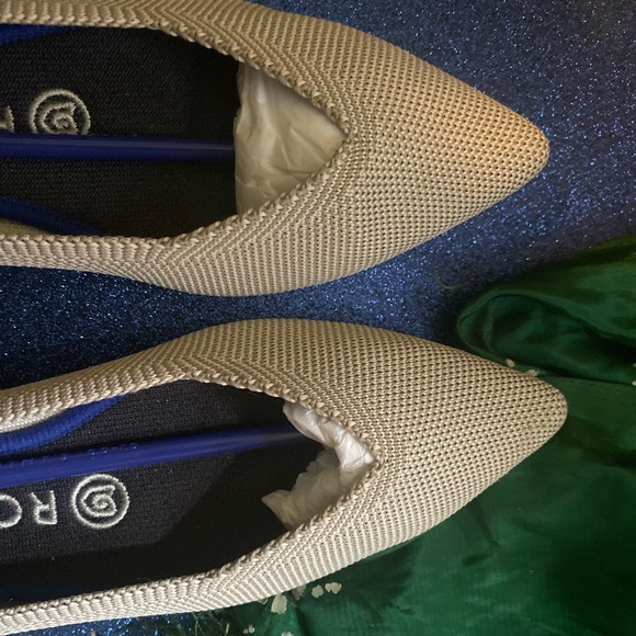 ROTHY'S GREY BLUE HALO RETIRED POINTED Flats LUX - Picture 13 of 13